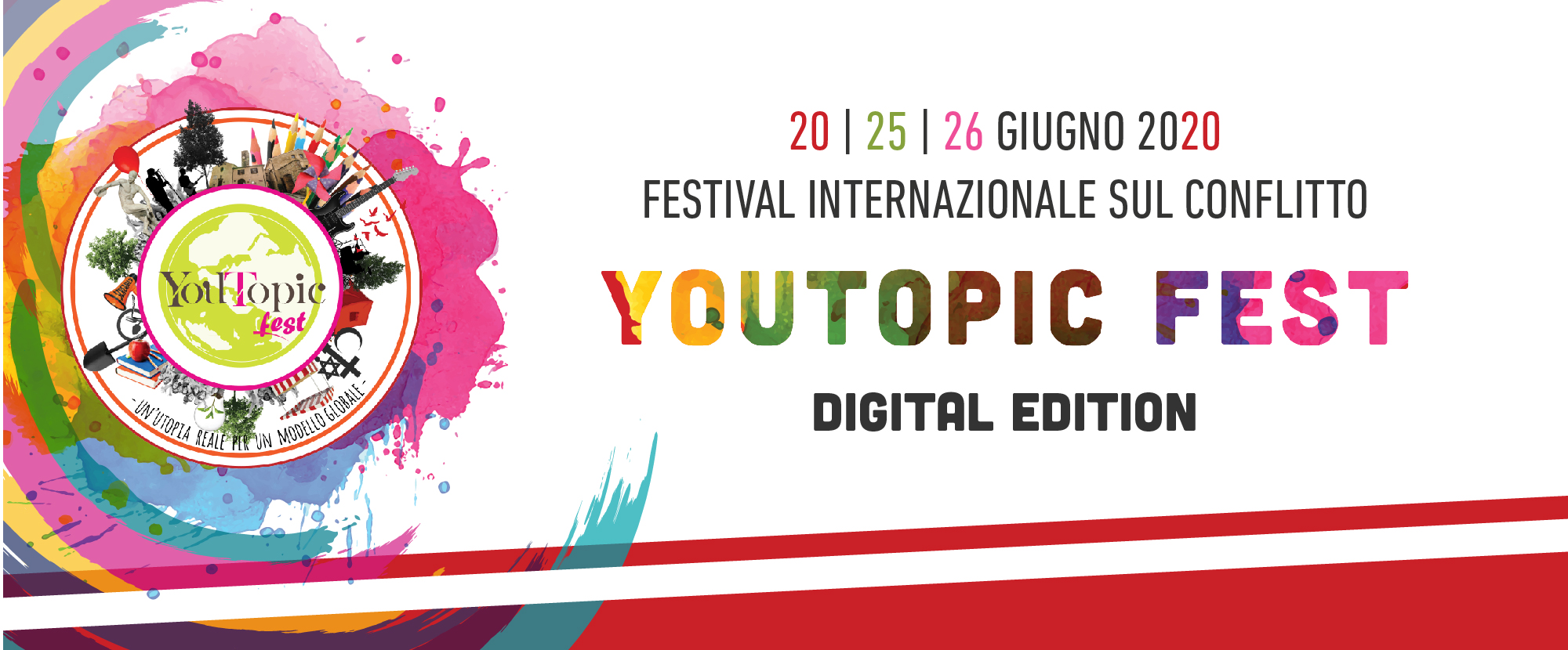 YouTopic Fest 2020: Digital Edition | 20 | 25 | 26 Giugno