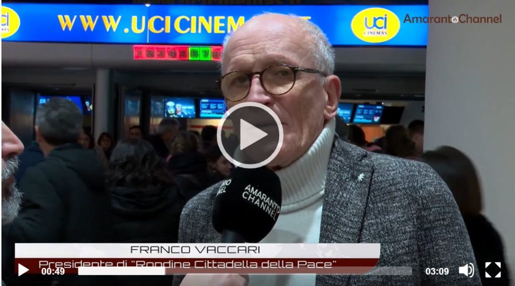 AMARANTO CHANNEL – Rondine al cinema con “Liliana”, il documentario sulla Segre all’UCI Cinemas di Arezzo