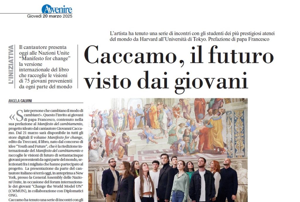 AVVENIRE – Caccamo, il futuro visto dai giovani