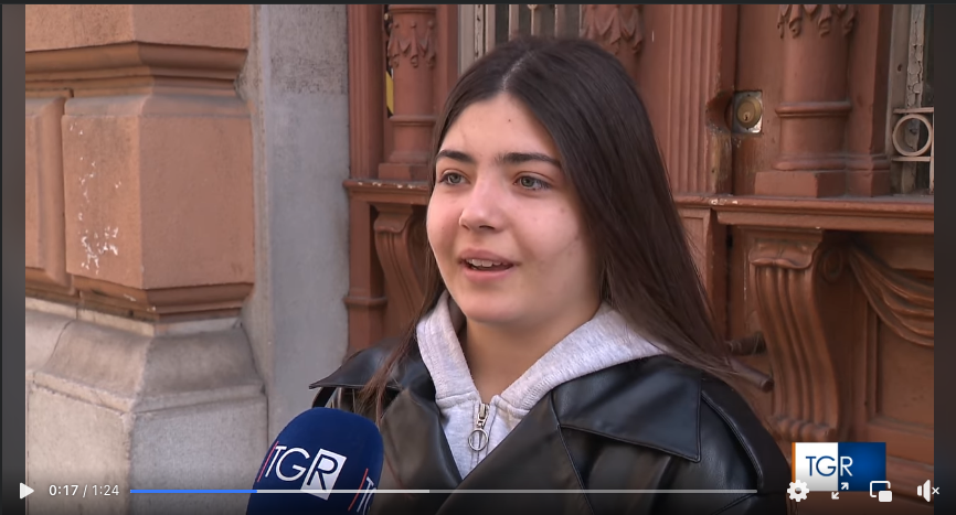 TGR RAI FVG – Il Presidente Mattarella nomina la studentessa della Sezione Rondine Giorgia Fabris “Alfiere della Repubblica”