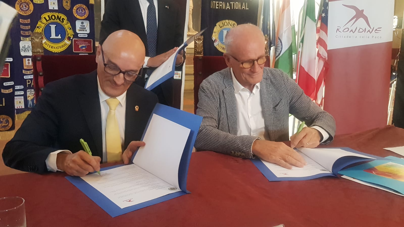 “La cultura della relazione per la nuova comunità globale di pace”: a Firenze la firma del protocollo tra Lions Toscana e Rondine Cittadella della Pace