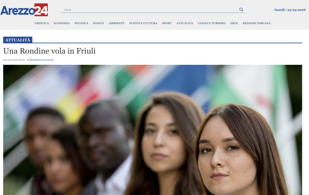 Arezzo24 – Una Rondine vola in Friuli
