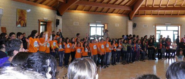 Franco Vaccari incontra la gioventù francescana in Calabria